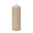 Nutmeg Cream Pillar Candle Large