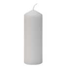 Nutmeg White Pillar Candle Large