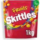 Skittles Vegan Chewy Sweets Fruit Flavoured Bulk Sharing Bag 1000g