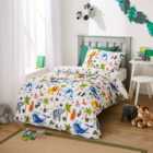 Animals of the World Duvet Cover and Pillowcase Set