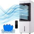 Mylek Air Cooler Fan, 6L Portable Mobile Cooling Purifier & Humidifier 75W 3 Speeds, 3 Modes, Remote, Oscillation, Timer