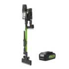 Greenworks 24V Stick Vacuum with 4.0Ah battery and 5 Brush Accessories