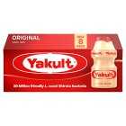 Yakult Original Fat Free Yogurt Drinks, 8x65ml