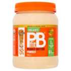 PBfit Organic Peanut Butter Powder - 87% Less Fat and High Protein 850g