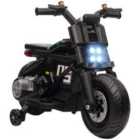 Homcom 6V Kids Electric Ride-on Motorcycle W/ Siren Horn Headlights Music