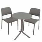 Step Table With 2 Bistrot Chair Set Turtle Dove