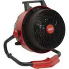 2400W Industrial Fan Heater - Fan Only Mode - Two Heat Settings - Portable
