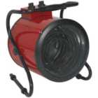 9000W Industrial Electric Fan Heater - 2 Heat Settings - Thermostat Control