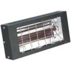1500W Infrared Quartz Electric Heater - Wall Mounted - 1m Power Cable - 230V