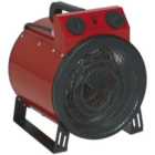 2000W Industrial Electric Fan Heater - 6800 Btu/hr - Thermostat Control