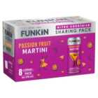 Funkin Nitro Cocktails Passion Fruit Martini Cans 8 x 200ml