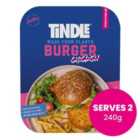 Tindle Plant Breaded Chicken Burger Patties 240g