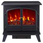 Focal Point Weybourne Black LED Electric Stove
