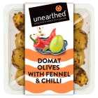 Unearthed Domat Olives with Fennel & Chilli, 230g