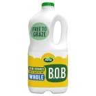 B.O.B Semi Skimmed Milk Tastes Like Whole, 2 litre