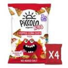 Piccolo Organic Pizza Popped Corn Chips Kids Multipack 4 x 20g