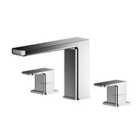 Nuie Windon Deck Mounted 3 Tap Hole Bath Filler - Chrome