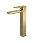 Nuie Windon High-rise Mono Basin Mixer (no Waste) - Brushed Brass