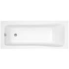 Nuie Linton Square Single Ended Bath 1800 X 800mm - White