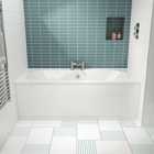 Nuie Otley Round Double Ended Bath 1800 X 800mm - White