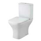 Nuie Ava Pan, Cistern & Seat (610mm) - White