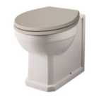 Hudson Reed Richmond Comfort Height Back to Wall Pan - White