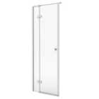Aqualux Frameless 8 LH Hinged Shower Door RH Entry (900X2000mm) - Clear Glass
