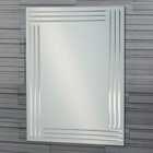 Showerdrape Kensington Diamond Cut Wall Mounted Bathroom Mirror