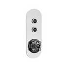 Hudson Reed Traditional Push Button Shower Valve (twin Outlet) - Black/Chrome