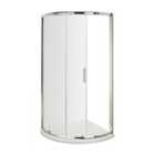 Nuie Pacific 860mm Single Entry Quadrant - Polished Chrome