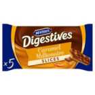 McVities Digestive Caramel Slices Snacksize 5 per pack