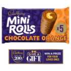 Cadbury Orange Mini Rolls 5 per pack