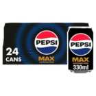 Pepsi Max No Caffeine 24 x 330ml