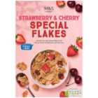 M&S Strawberry & Cherry Special Flakes 500g