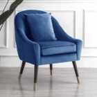 Beckville Accent Chair Dark Blue