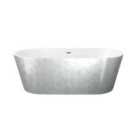 Elementa Blair Acrylic Freestanding Bath - Silver