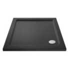 Hudson Reed Square Shower Tray 700 x 700mm - Slate Grey