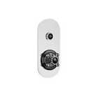 Hudson Reed Traditional Push Button Shower Valve (single Outlet) - Black/Chrome