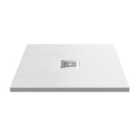 Hudson Reed Slimline Square Shower Tray 800 x 800mm - White