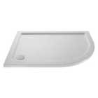 Hudson Reed Slip Resistant Offset Quadrant Shower Tray Right Hand 900 x 760mm - White