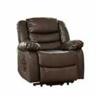 Maitland Electric Rise And Recline Chair With Massage And Heat Brown
