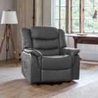 Lantana Electric Rise And Recline Chair With Massage And Heat Grey