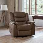 Lantana Electric Rise And Recline Chair With Massage And Heat Brown