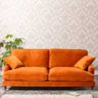 Duval 4 Seat Sofa Burnt Orange