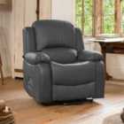 Oviedo Electric Rise And Recline Chair With Massage And Heat Grey