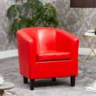 Ambrose Tub Chair Red