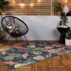 Paoletti Koi Pond Printed Outdoor/Indoor Rug