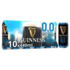 Guinness Draught Alcohol Free Stout Beer 0.0% vol Cans 10 x 440ml