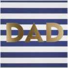 M&S Dad Striped Father's Day Card