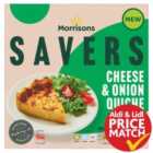 Morrisons Savers Cheese & Onion Quiche 400g